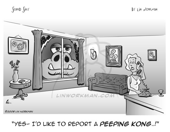 peeping kong