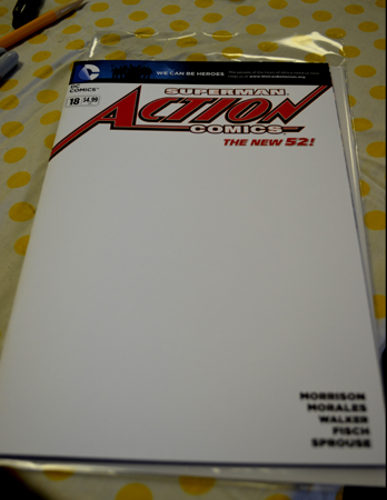 Action Comics blank