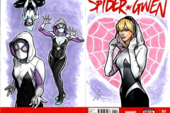 Spider-Gwen front and back