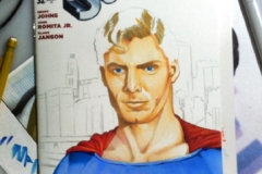 Christopher Reeve sketch cover WIP