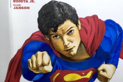 Superman front cover in progress 4