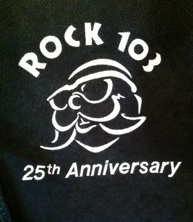 Rock103 25th Anniversary letterman jacket