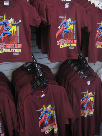 Superman Celebration 2012 maroon tees
