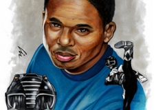 Walter Jones/Black Power Ranger marker illustration