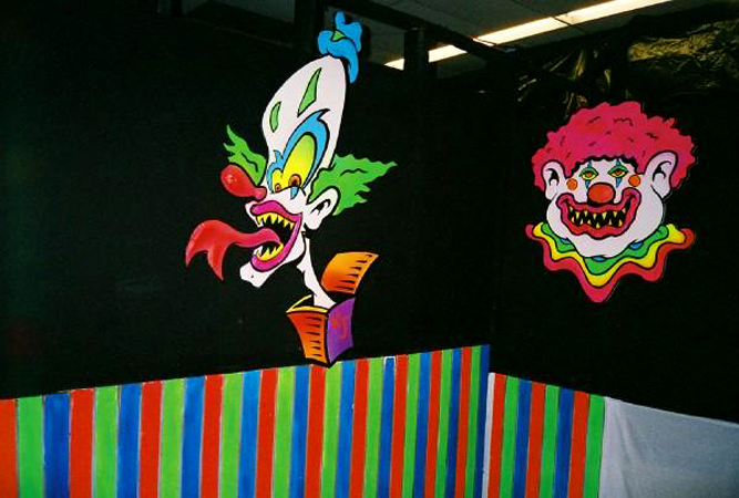 clown faces 3d