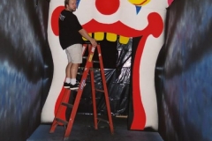 lin clown mouth