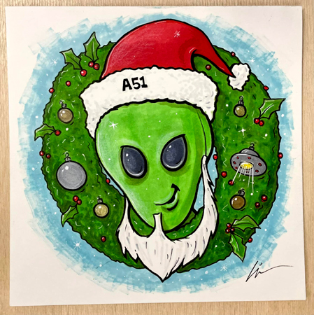 Area 51 Wreath