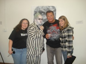 Nicki, me, Jerry Lawler, and friend.