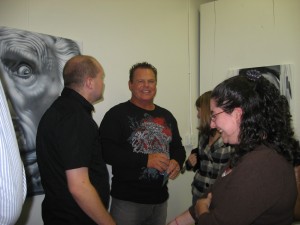 Jerry Lawler and some of Nicki's friends from work/ILS