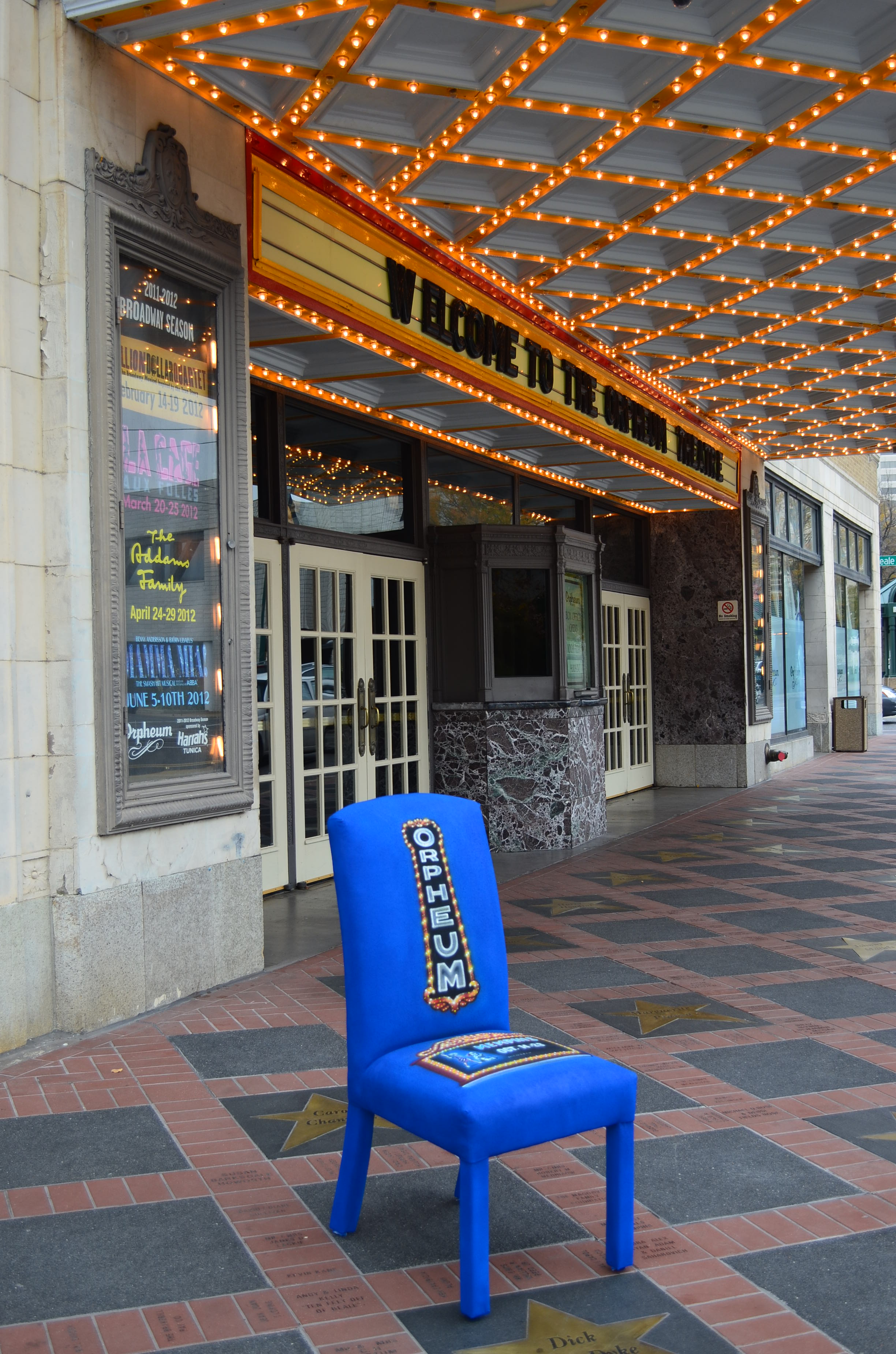 “Chair-ity” for the Orpheum