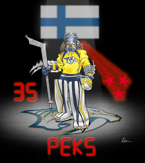 Predator Hockey Mask Design Contest- Pekka Rinne as “PREDA RINNE”