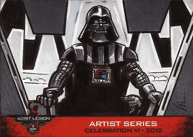 “Lord Vader will see you now.” My sketchcards for the 501st Legion