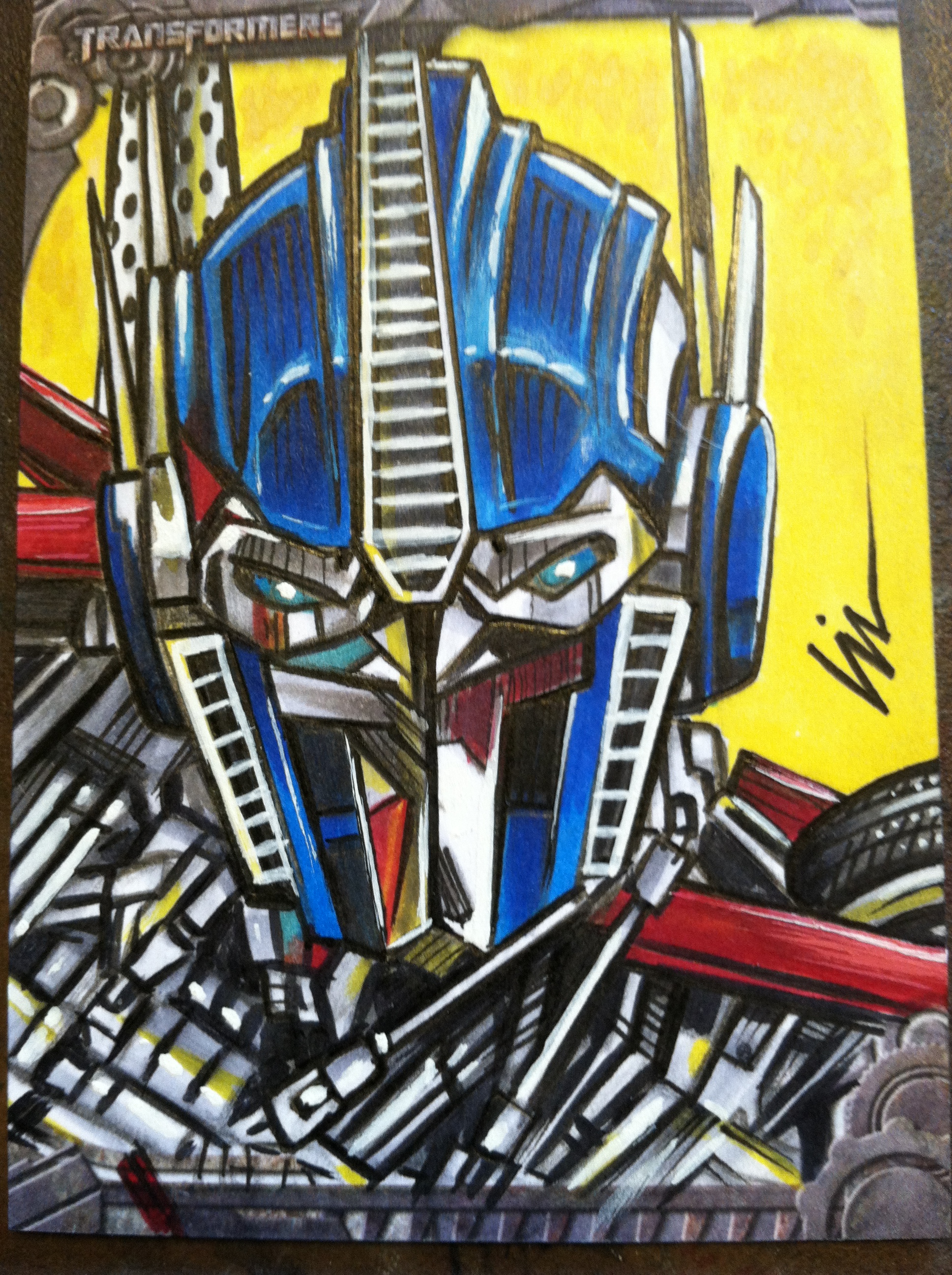 Transformers: Sketchcards in disguise! New cards for Breygent to share.