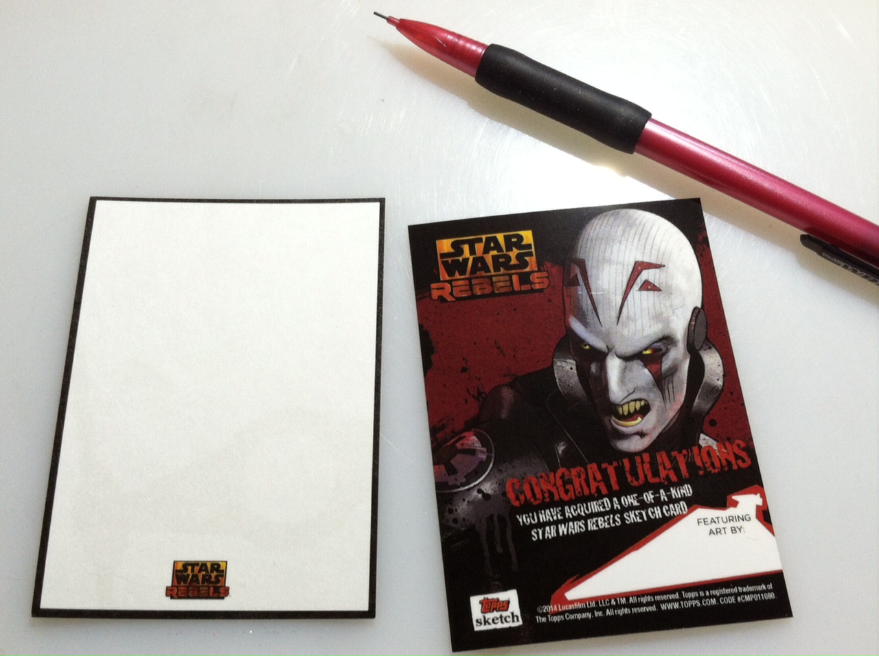 “You rebel scum!” My Topps Star Wars Rebels Sketchcards