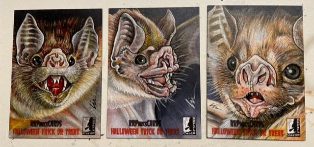 “I’m Bats, Man”- My Latest RRPARKS Cards Sketchcards