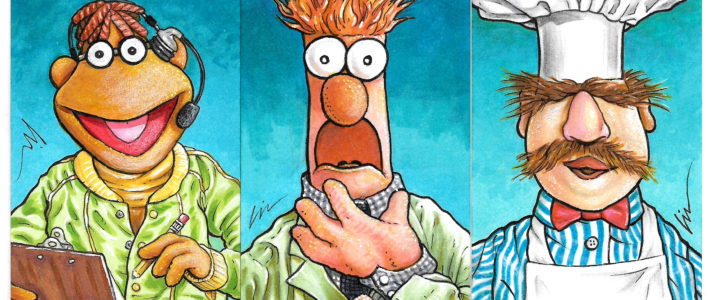 A Muppet Of A Monday- My Muppet Sketchcards