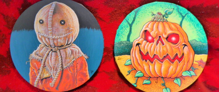 Getting “A Round” To The MSCA Halloween Art Show- My Latest Marker Painting