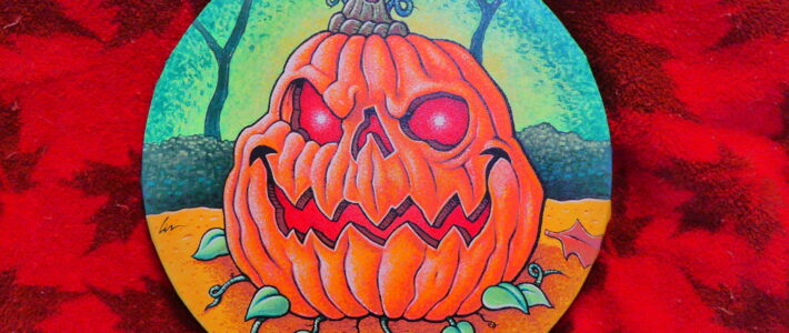What Goes A Round – My Latest Marker Painting For MSCA “Drawn Of The Dead” Art Show